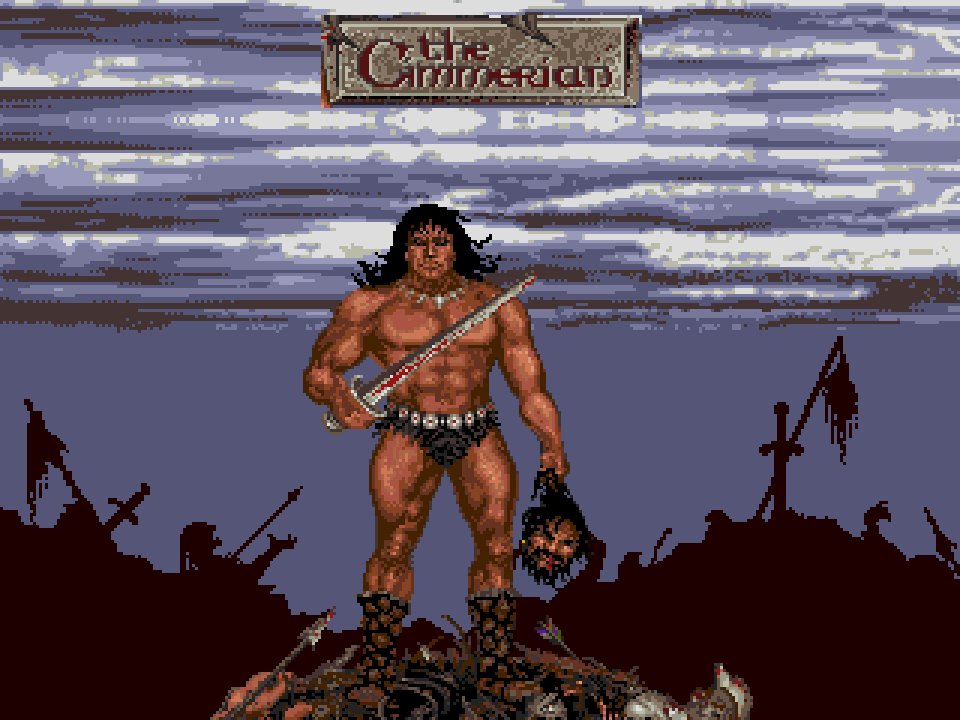 Conan the Cimmerian title screen