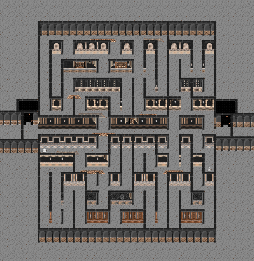 Dungeon region map (overview)