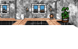 Composited scene: King Osric's Palace