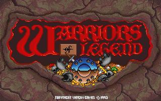 Warriors of Legend title screen
