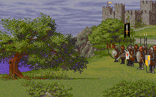 Composited scene: Morgan's Castle — Establishing view