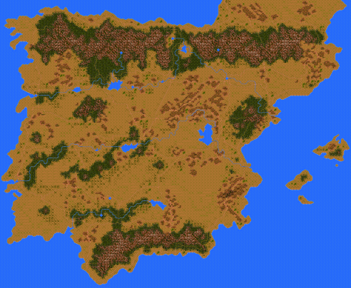 Vengeance of Excalibur strategic map (overview)