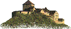 Rendered art asset: Castle on a hillside