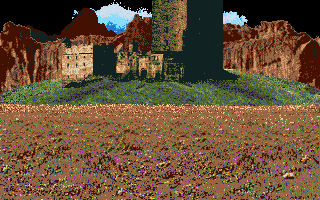 Composited scene: BARAD-DUR