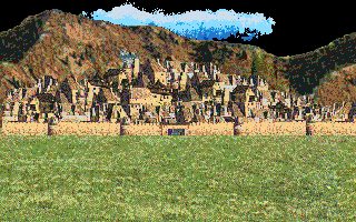 Composited scene: MINAS TIRITH