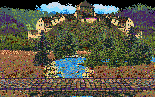 Composited scene: RIVENDELL